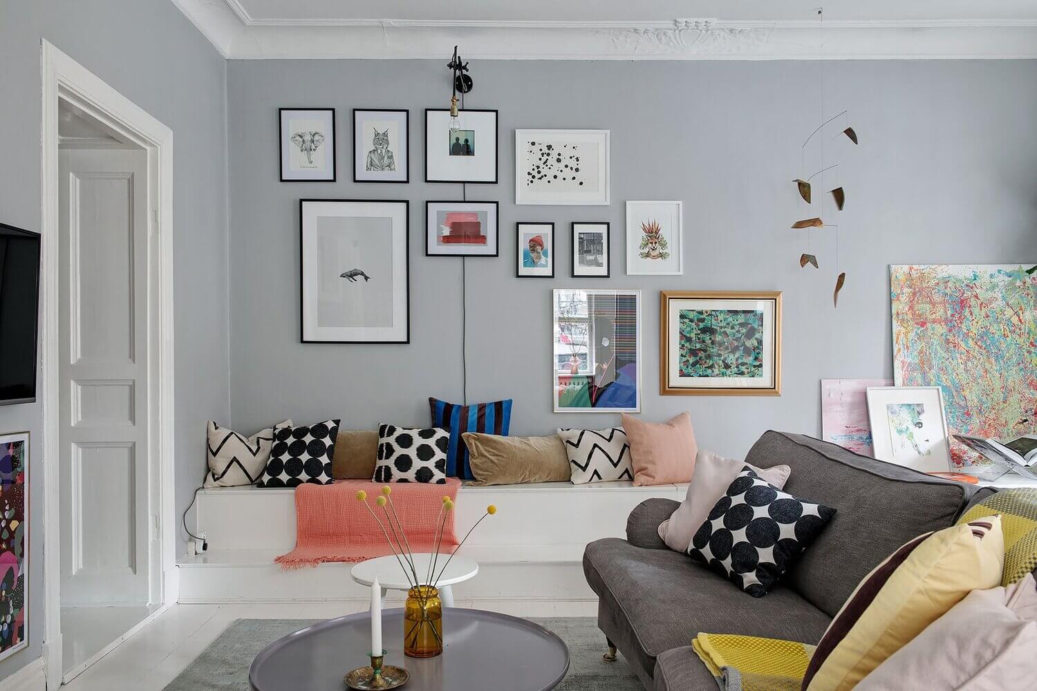 AScandinavianApartmentDecoratedwithBrightPopsofColor TheNordroom3 A Scandinavian Apartment Decorated with Bright Pops of Color