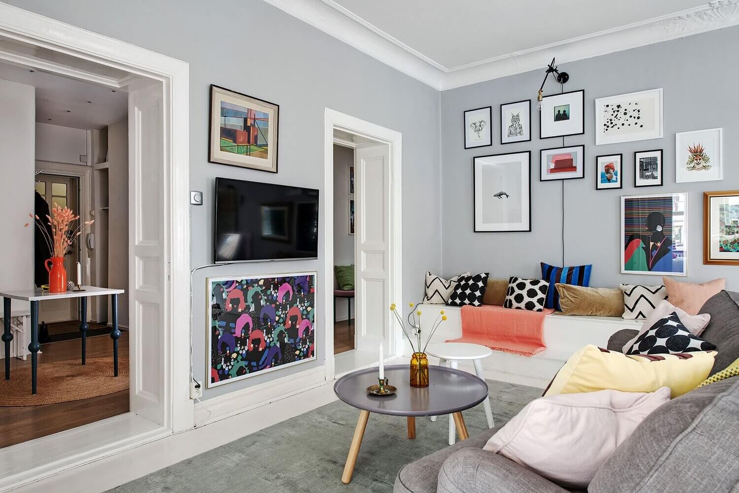 AScandinavianApartmentDecoratedwithBrightPopsofColor TheNordroom7 A Scandinavian Apartment Decorated with Bright Pops of Color