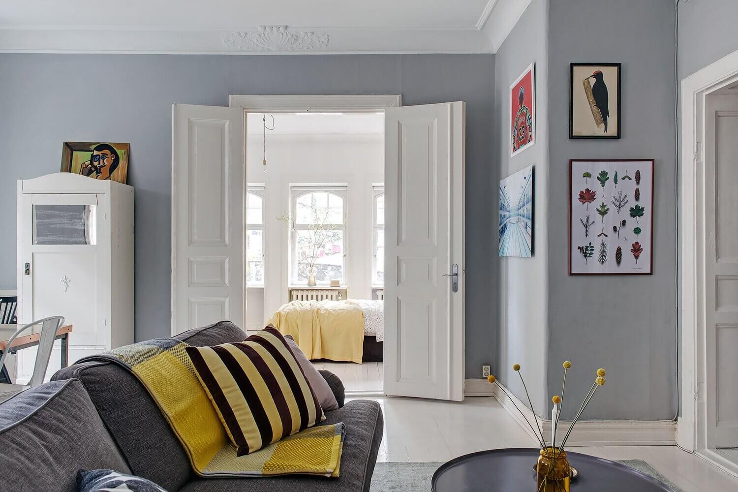 AScandinavianApartmentDecoratedwithBrightPopsofColor TheNordroom8 A Scandinavian Apartment Decorated with Bright Pops of Color