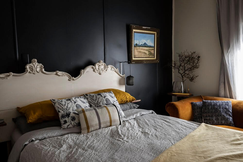 bedroom crooked chimney airbnb tasmania 20 Stylish and Peaceful Holiday Cottages in Tasmania