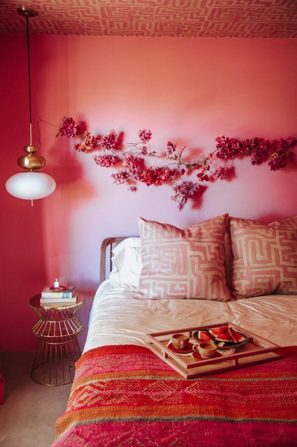 bight-pink-bedroom-floral-wall-hanging-nordroom