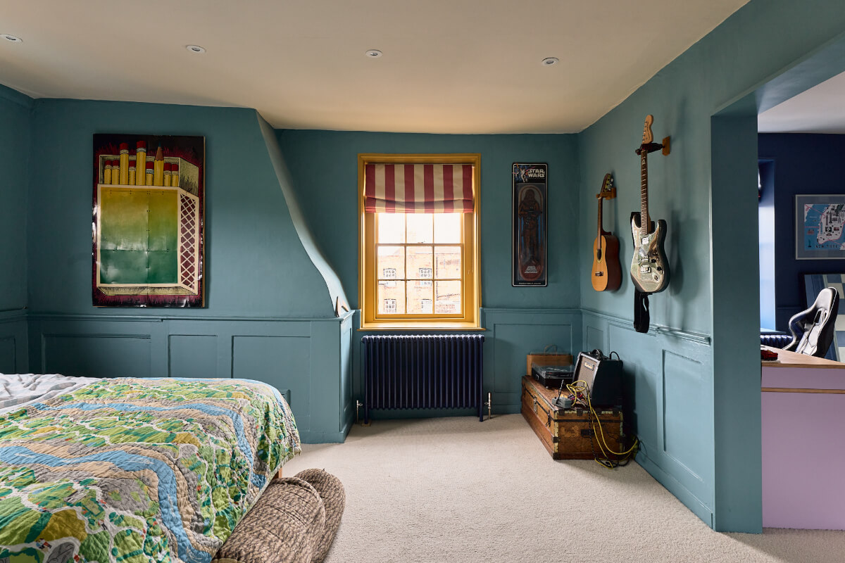 blue bedroom