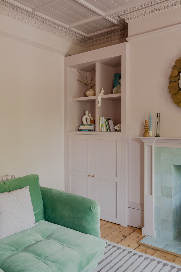 built-in cabinets living room