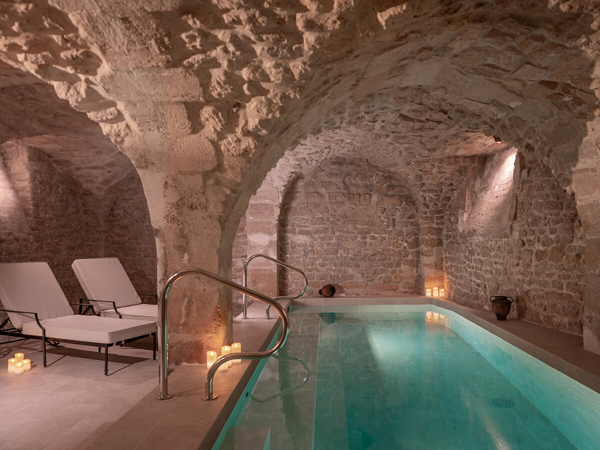 cave swimming pool hotel madeleine de senlis paris Top Boutique & Design Hotels in the Latin Quarter of Paris