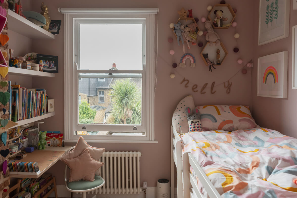 charming kids bedroom raised bed