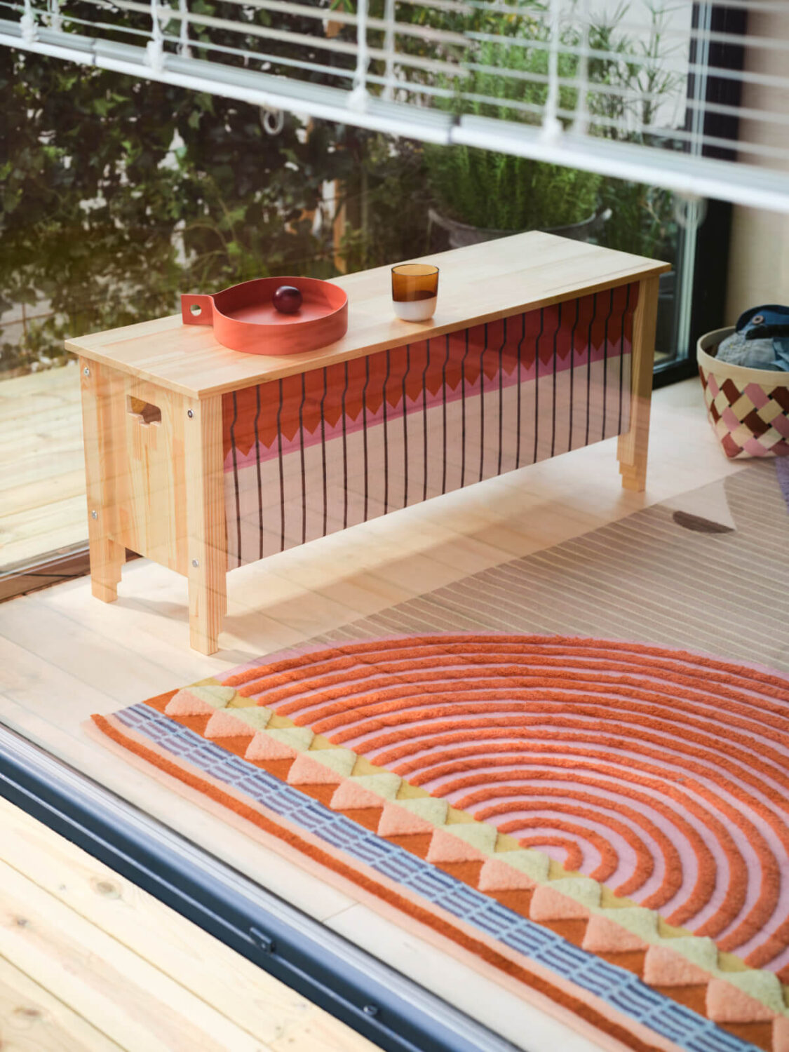 colorful-striped-rug-ikea-OMMJÄNGE-collection-nordroom
