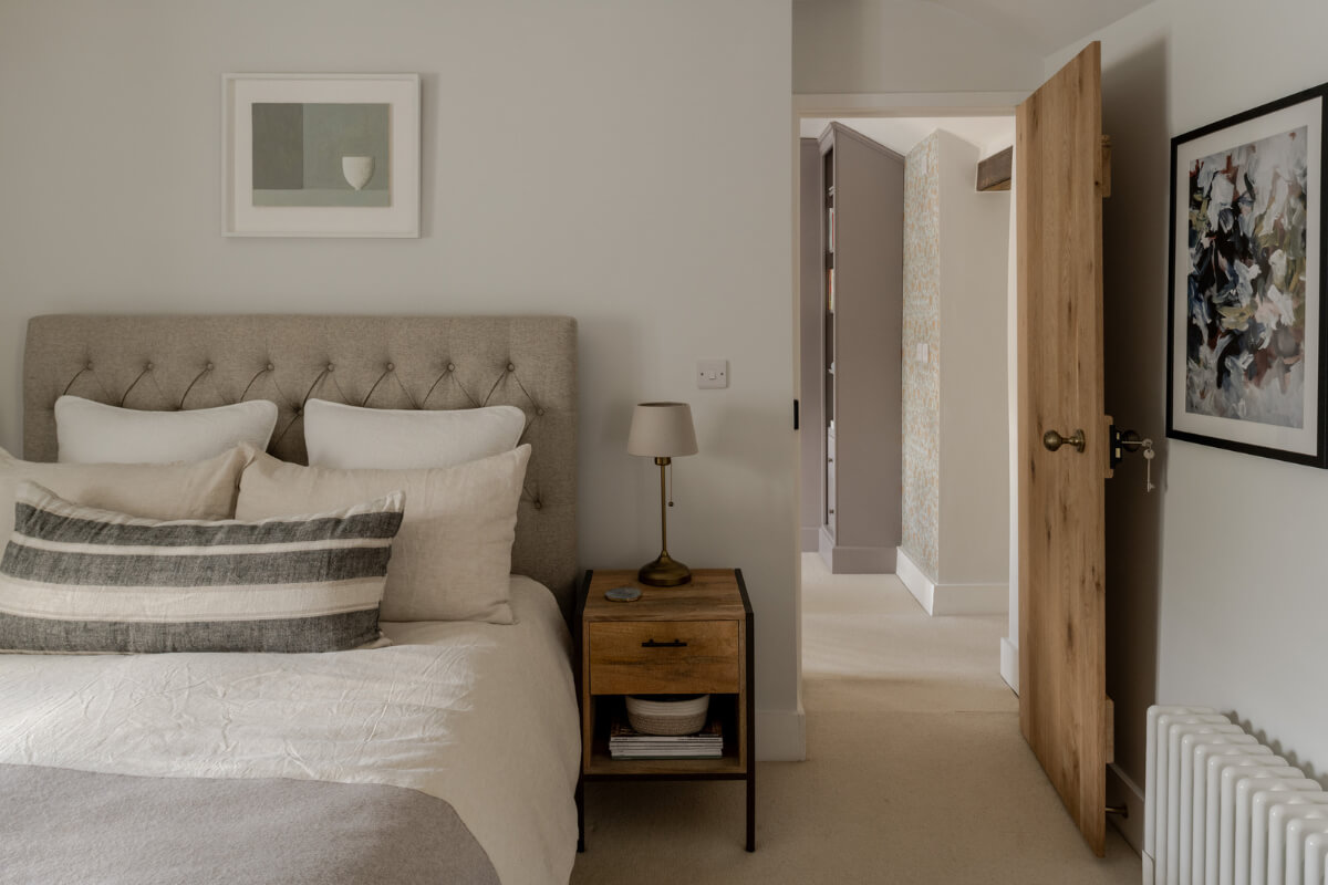 cottage bedroom wooden door