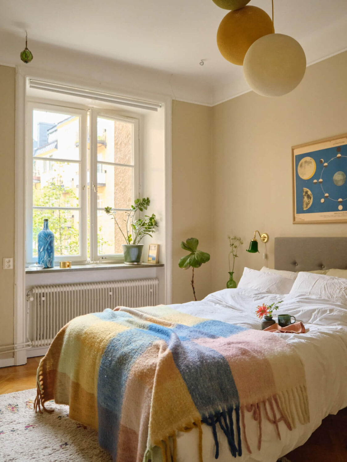 dark beige bedroom