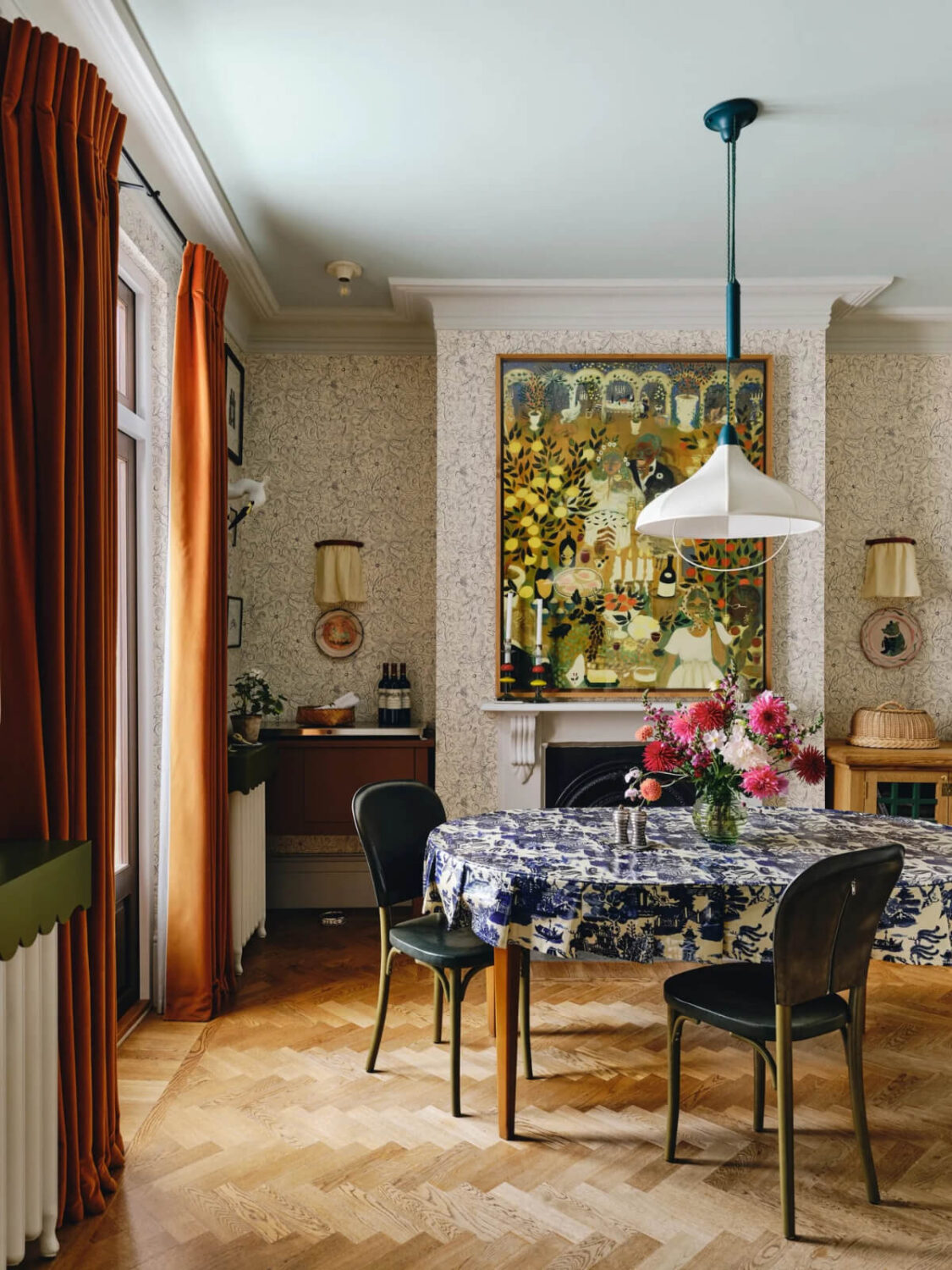 dining room beata heuman mylands paint collection The Dependables Paint Collection by Beata Heuman and Mylands