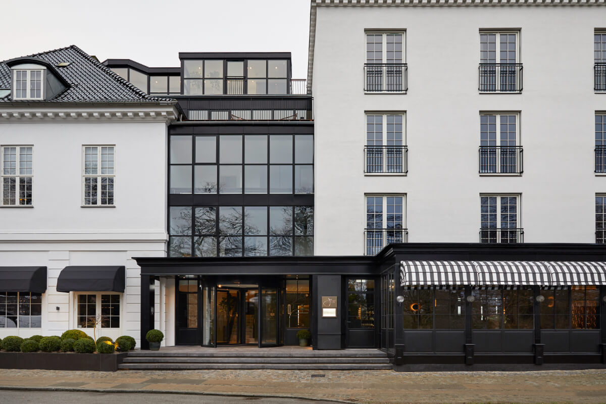 exterior park lane copenhagen hotel in hellerup nordroom Park Lane Copenhagen: A New, Exclusive Boutique Hotel in a Coastal Suburb