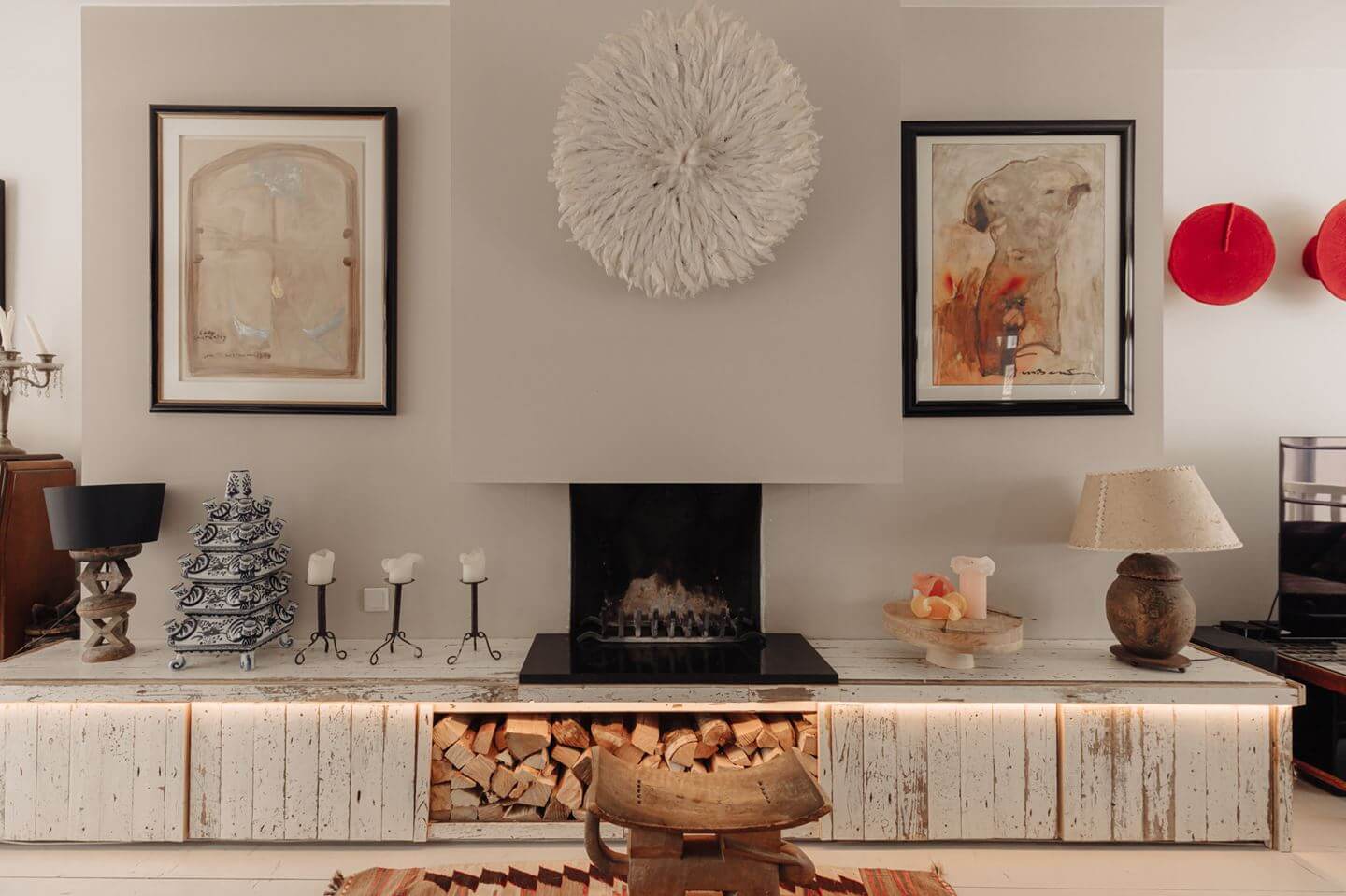 fireplace living room