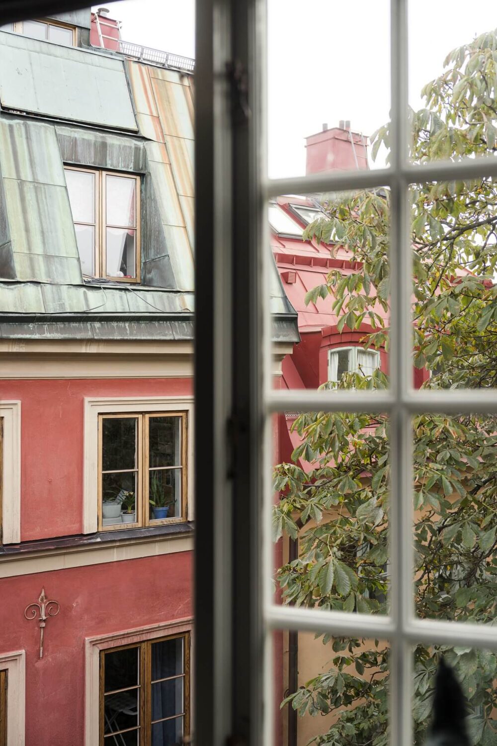 gamla stan view from window