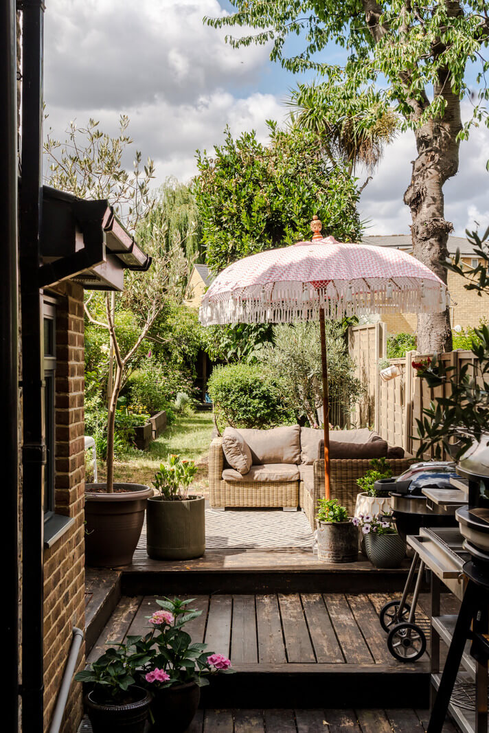 garden wooden terrace