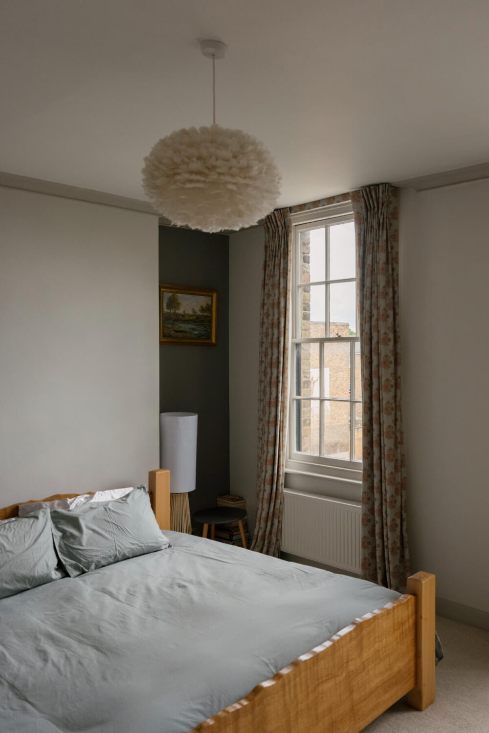 gray bedroom