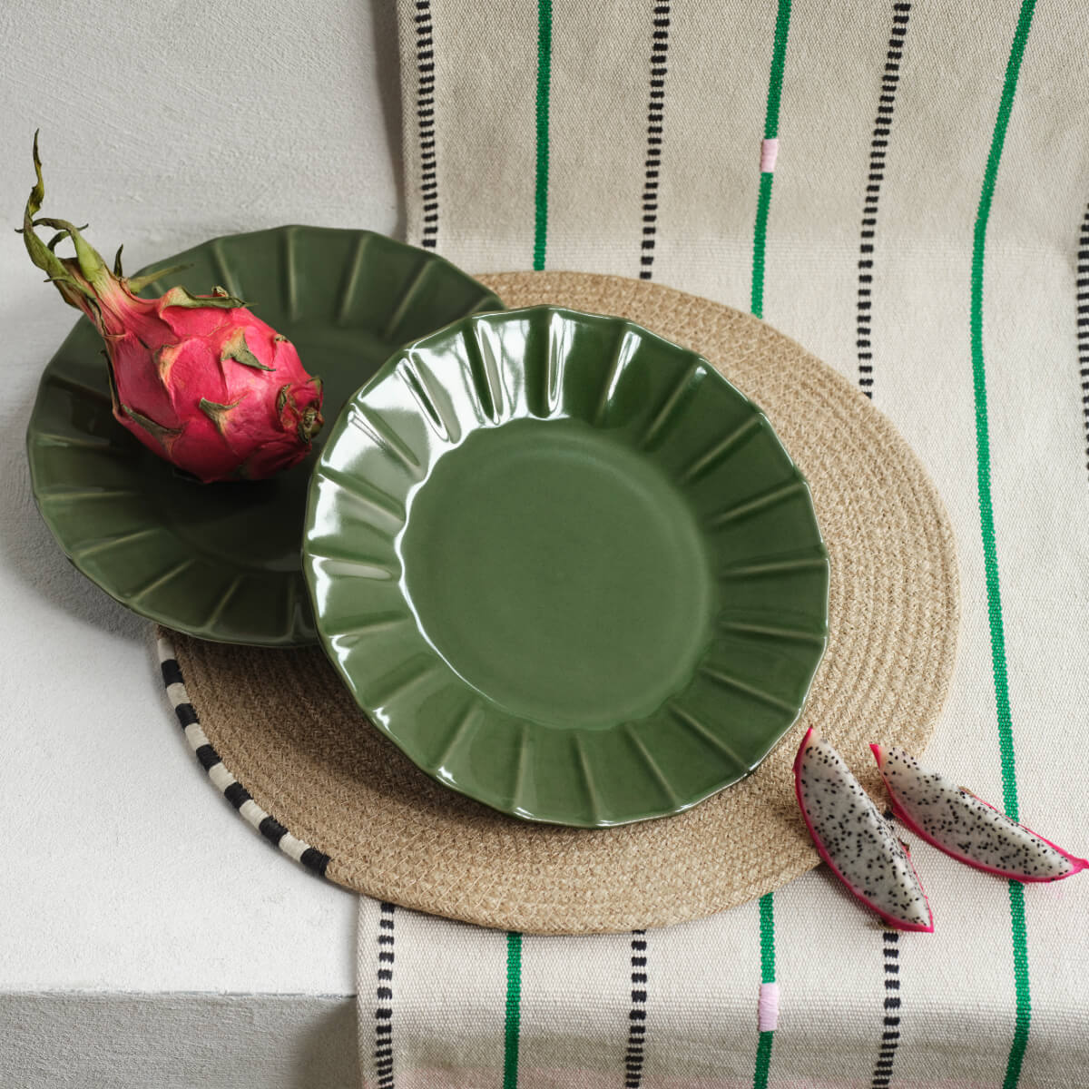 green plates ikea mavinn collection part 3 nordroom.jpg IKEA MÄVINN Edition 3: Handcrafted Decor Made From Natural Materials
