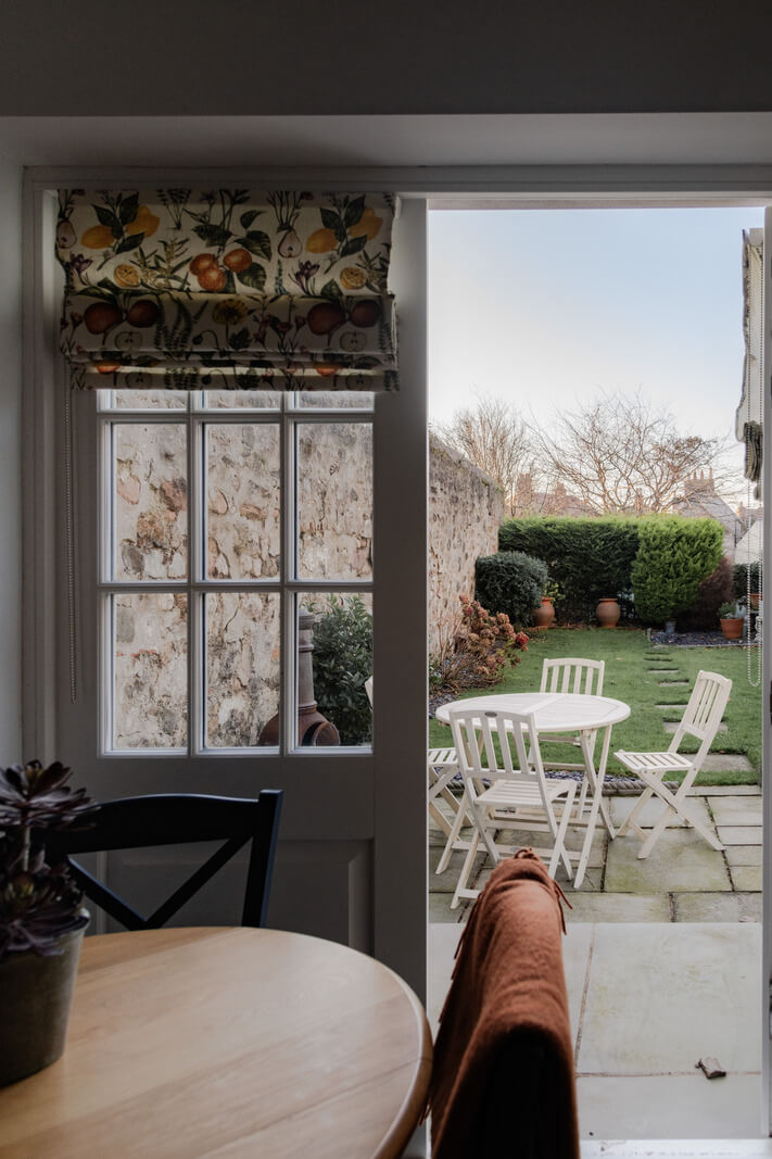 kitchen door into garden