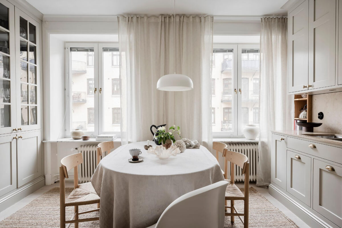 large kitchen table