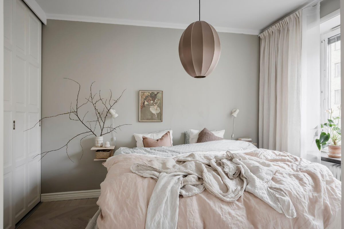 light bedroom floor to ceiling wardrobes