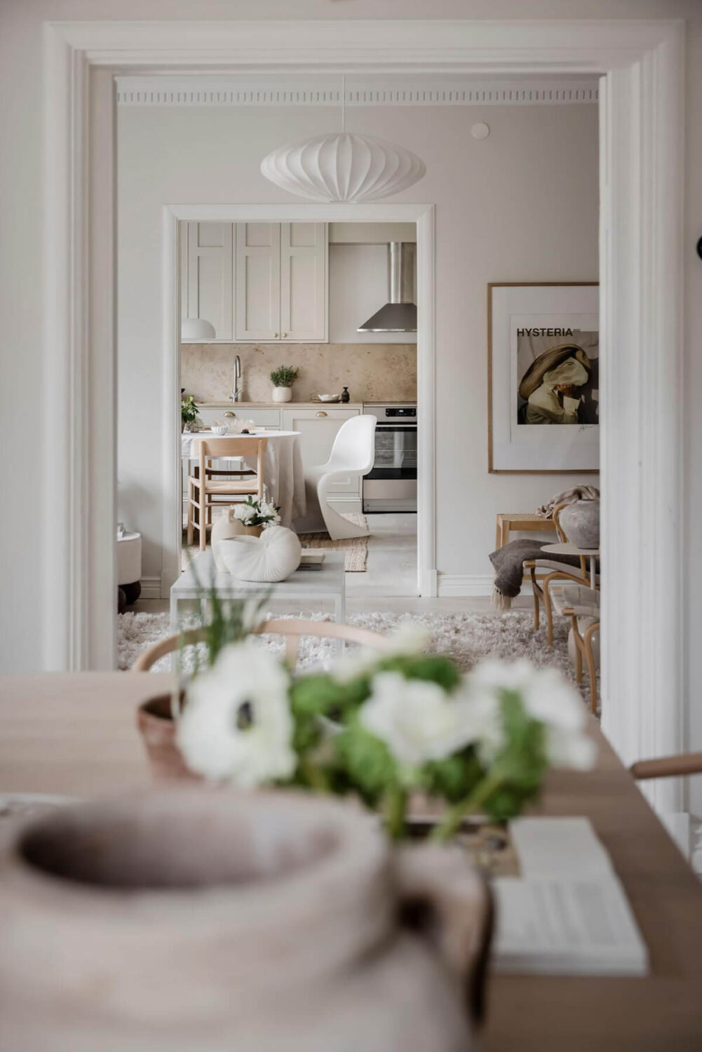 light scandinavian apartment