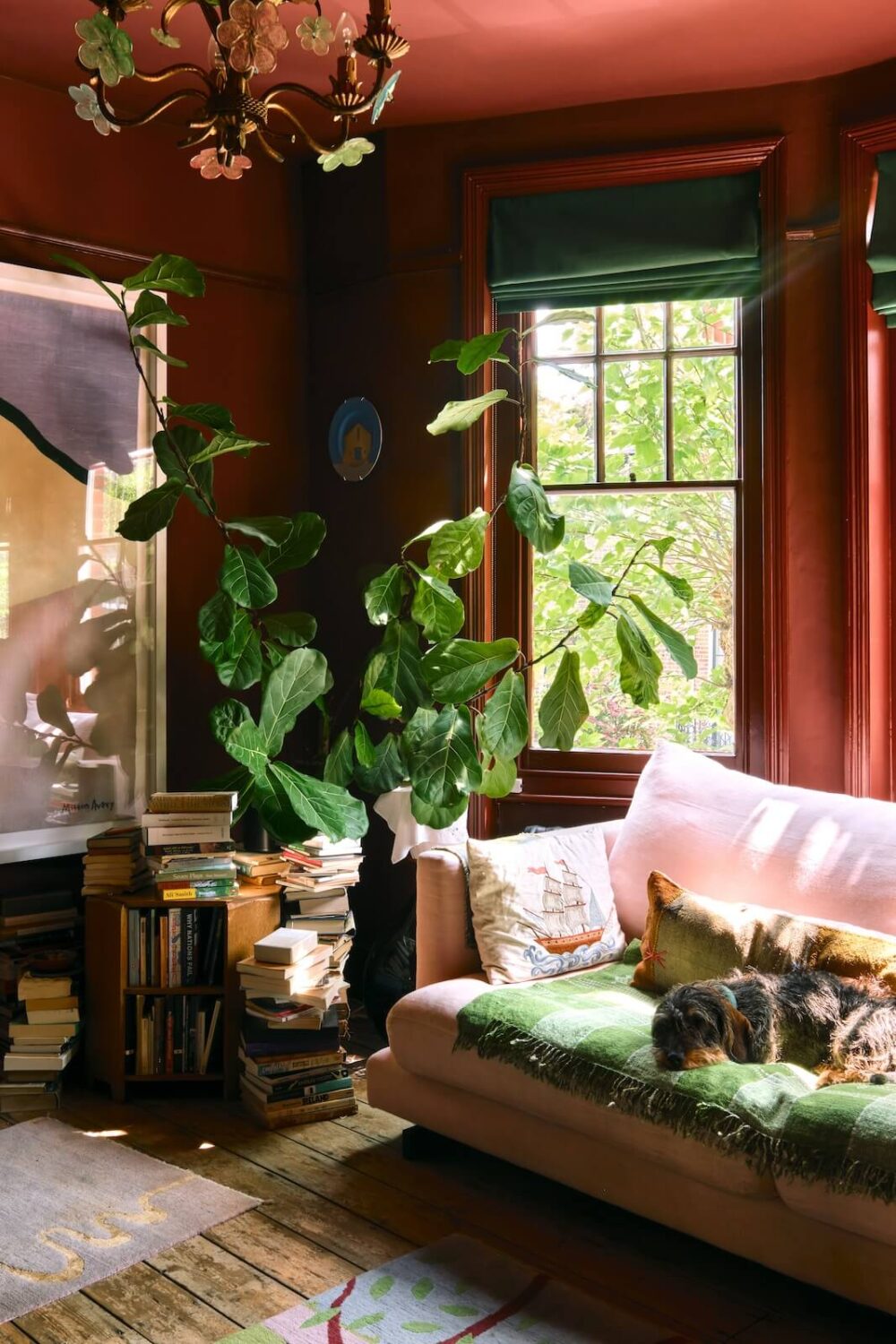 living-room-bay-window-deep-red-walls-ceiling-nordroom