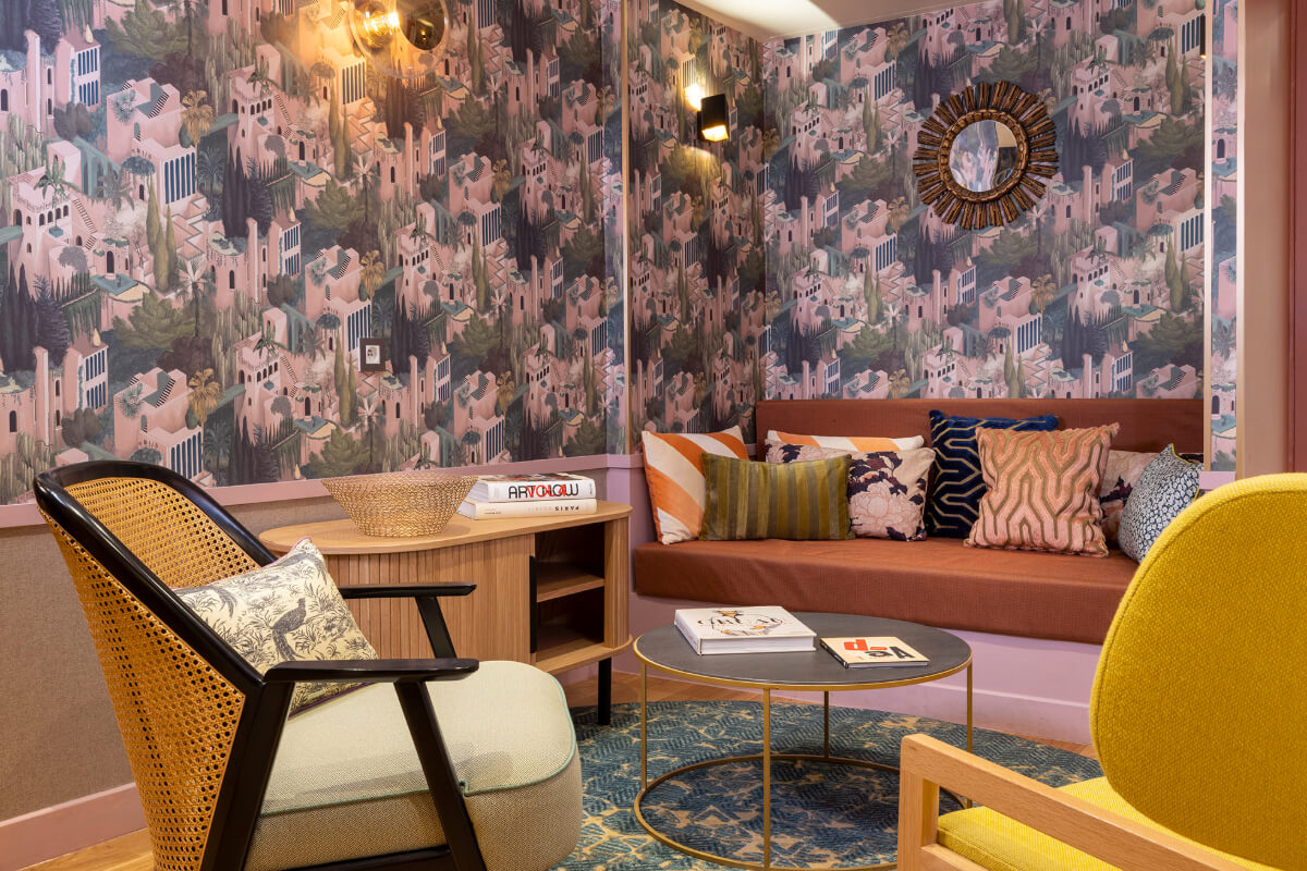 lobby hotel jardin de cluny Top Boutique & Design Hotels in the Latin Quarter of Paris