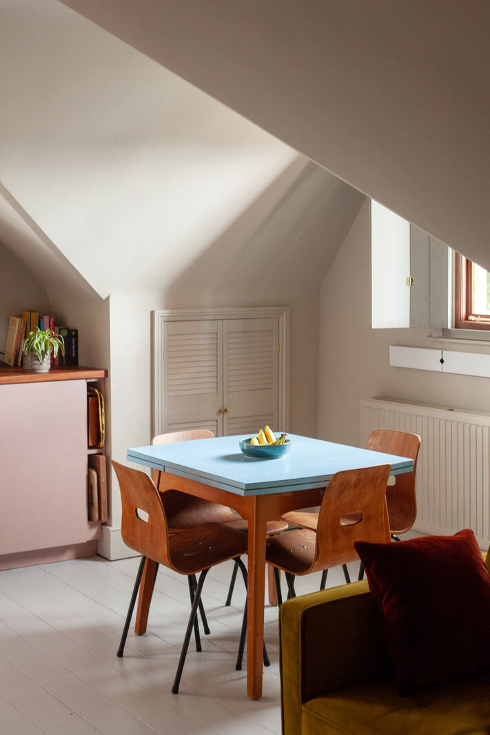 midcentury scandinavian dining table