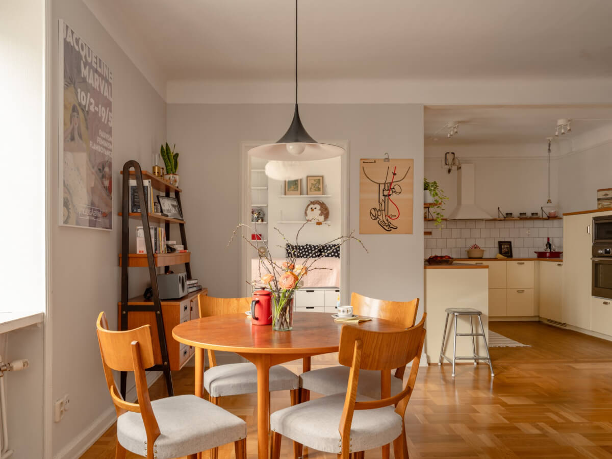 open plan living space