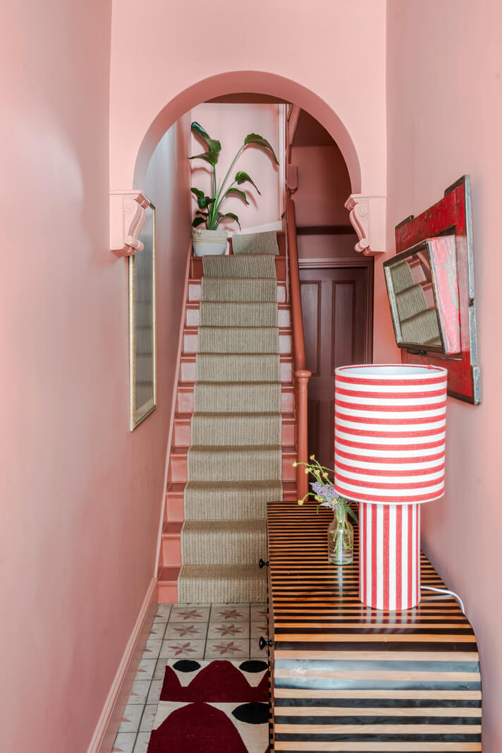 pink hall bert and may floor tiles