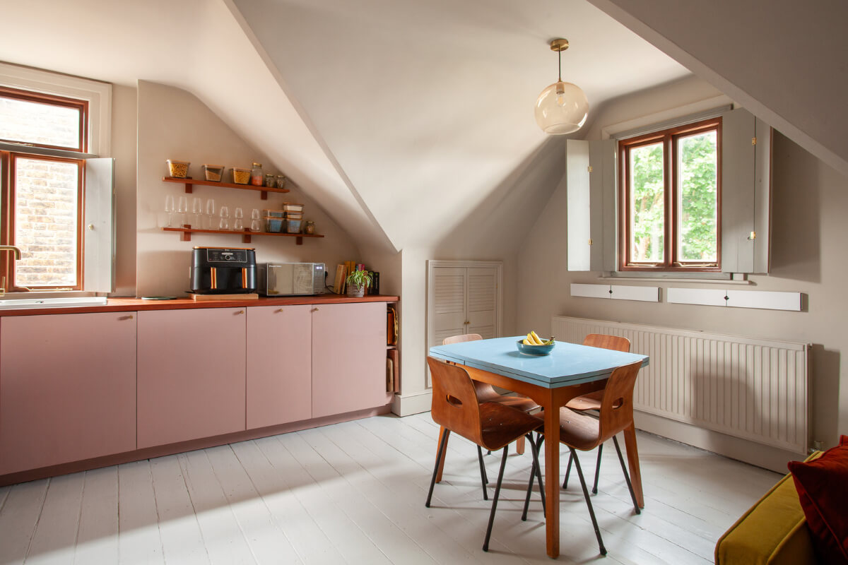 pink kitchen