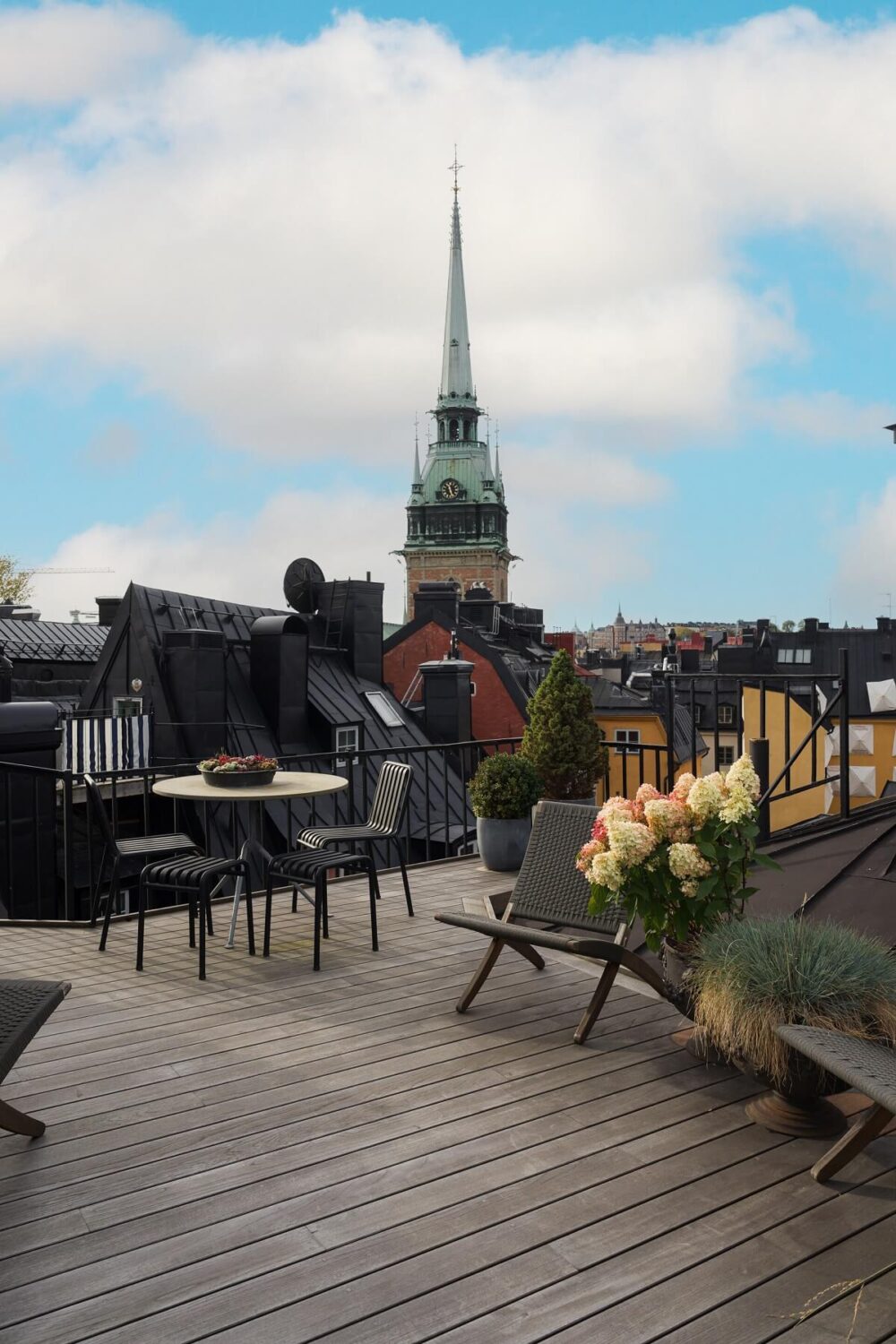 roof terrace penthouse stockholm