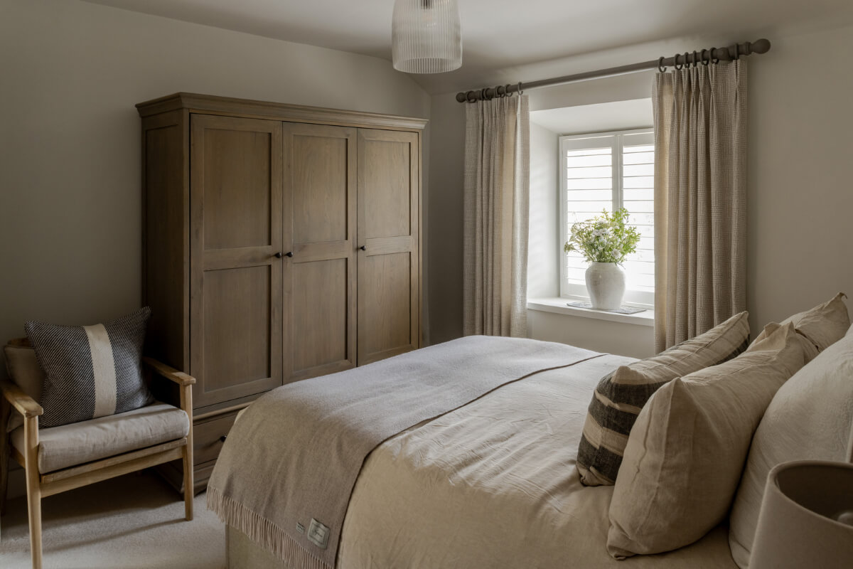 serene cottage bedroom