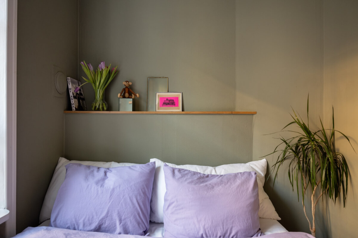 storage ledge tiny bedroom