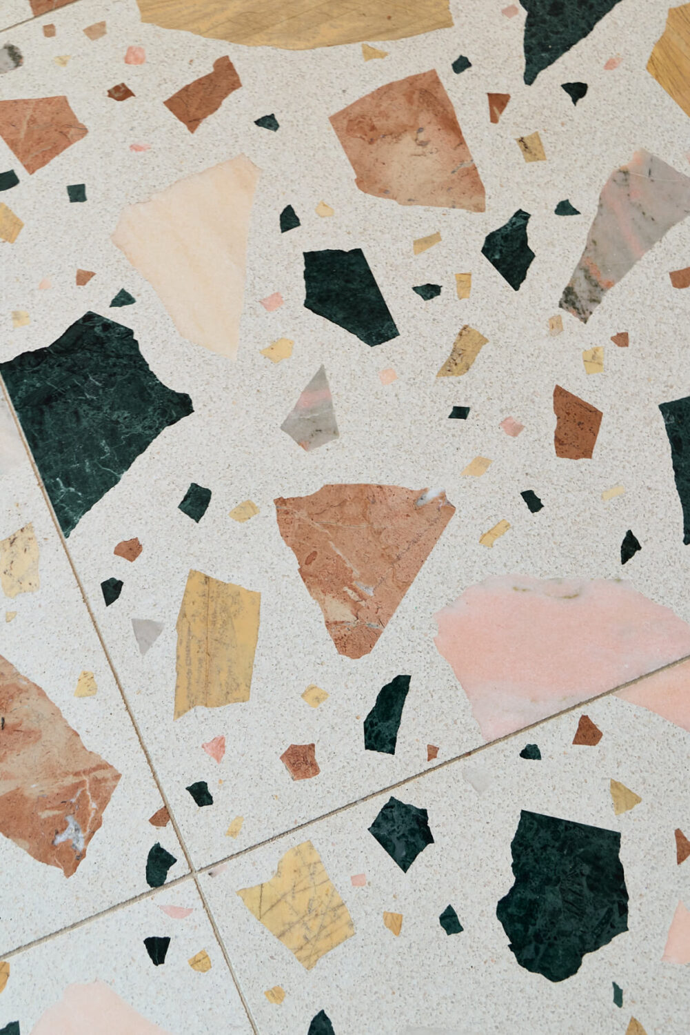 terrazzo floor tiles