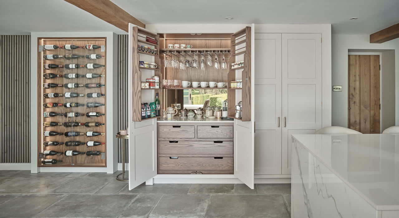 The Cottages Bramhope 20073 v7 A4 A Stylish West Yorkshire Cottage Kitchen with a Blush Pink AGA