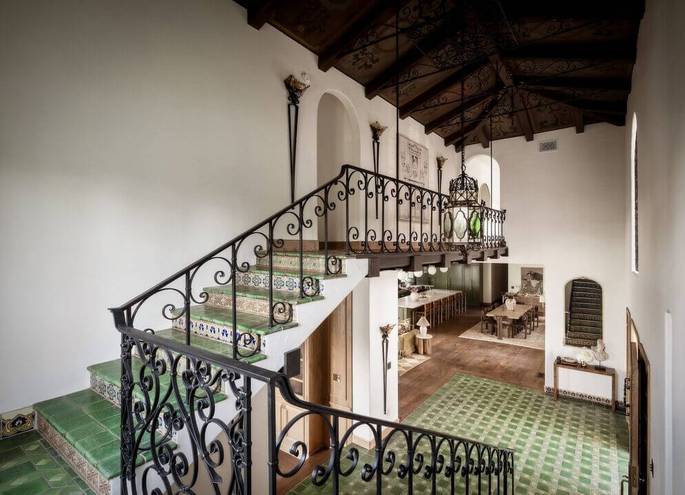 tiled staircase