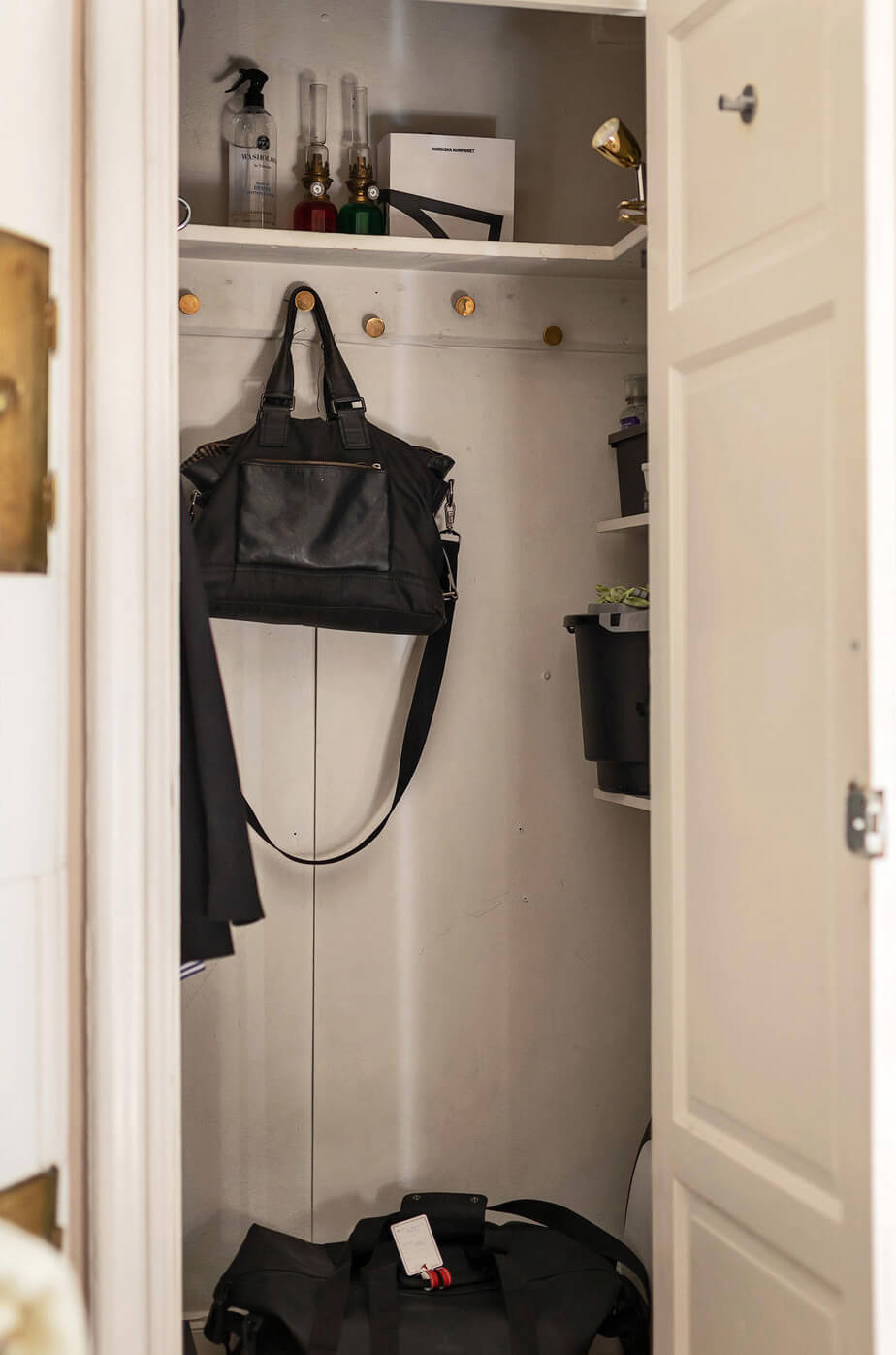 tiny built-in wardrobe