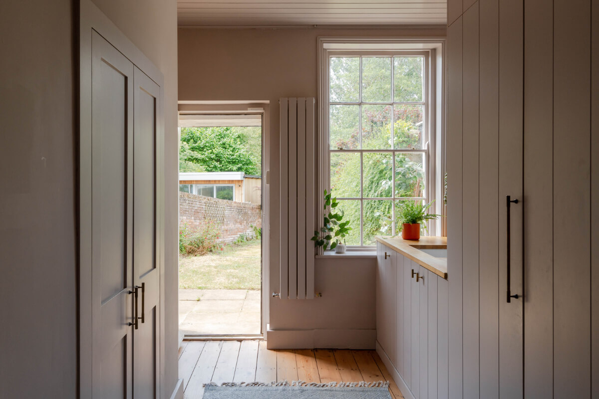 utility room built-in cabinets