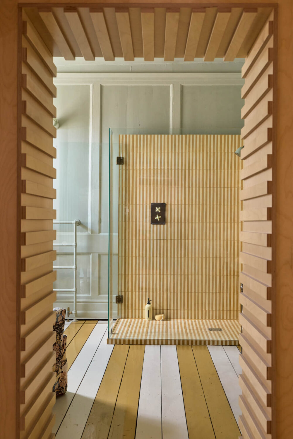 view into bathroom