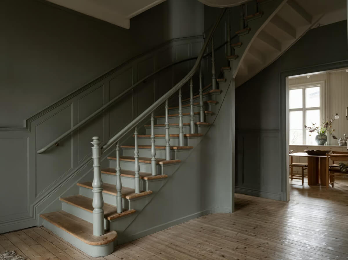 wooden stairs