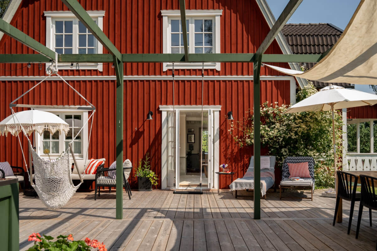 wooden terrace