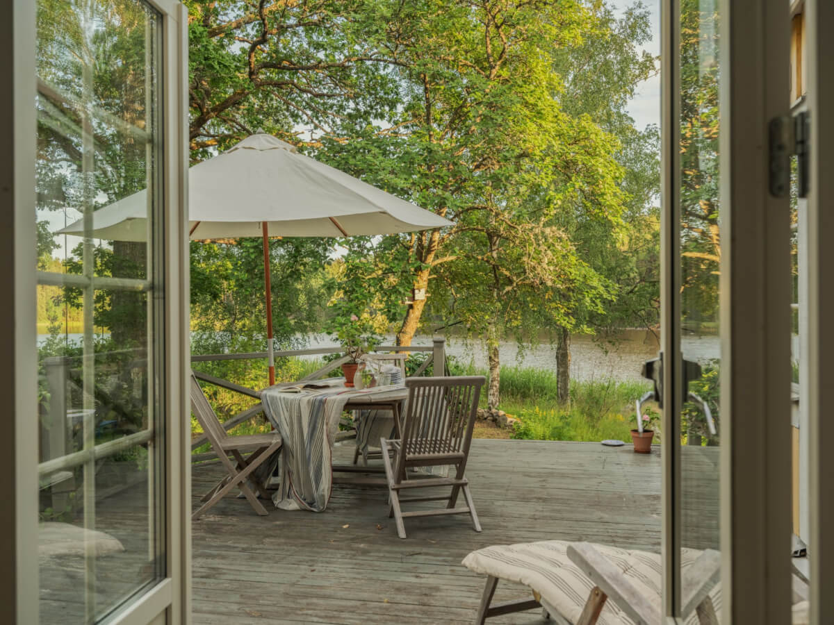 wooden terrace