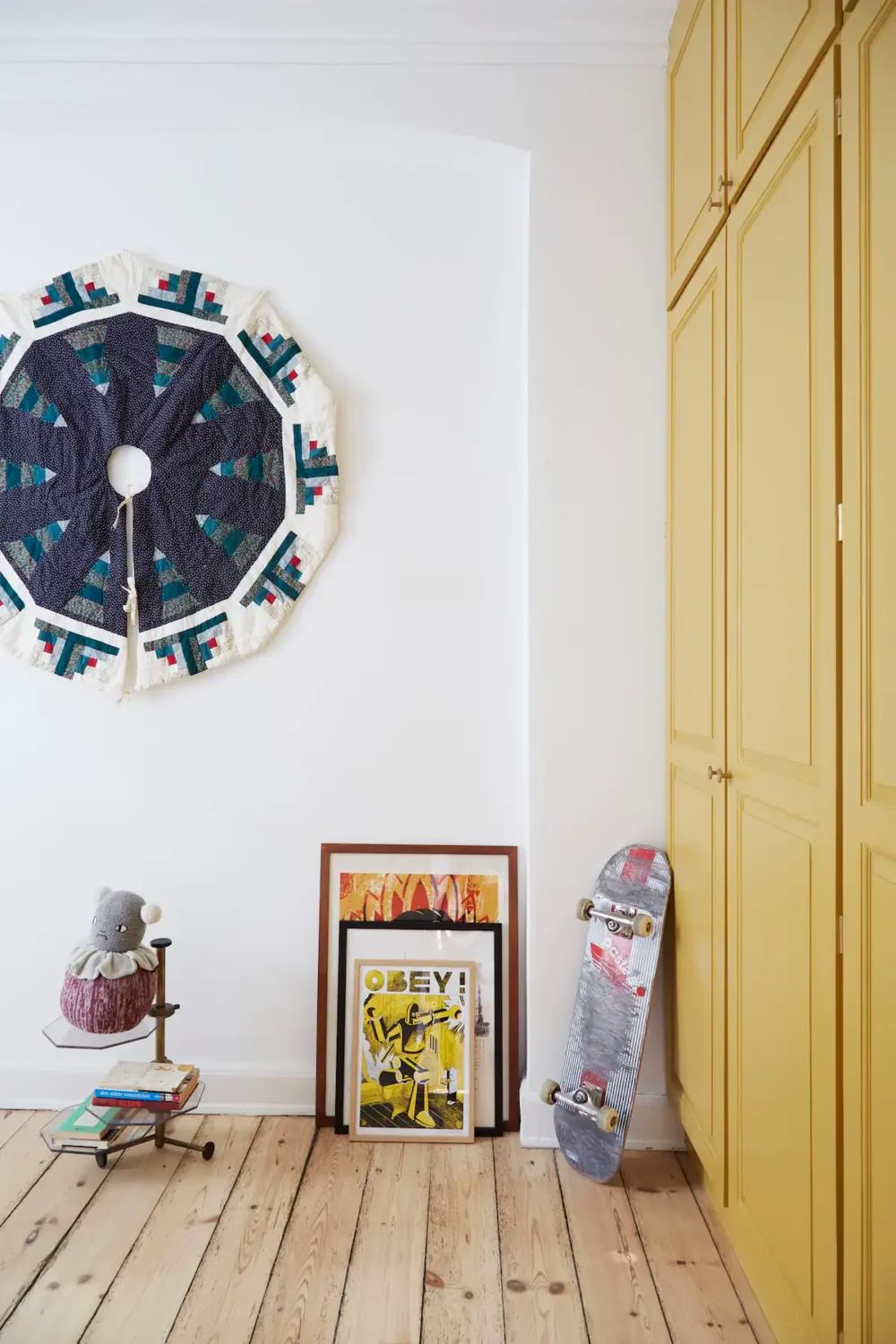 bedroom with built in wardrobes