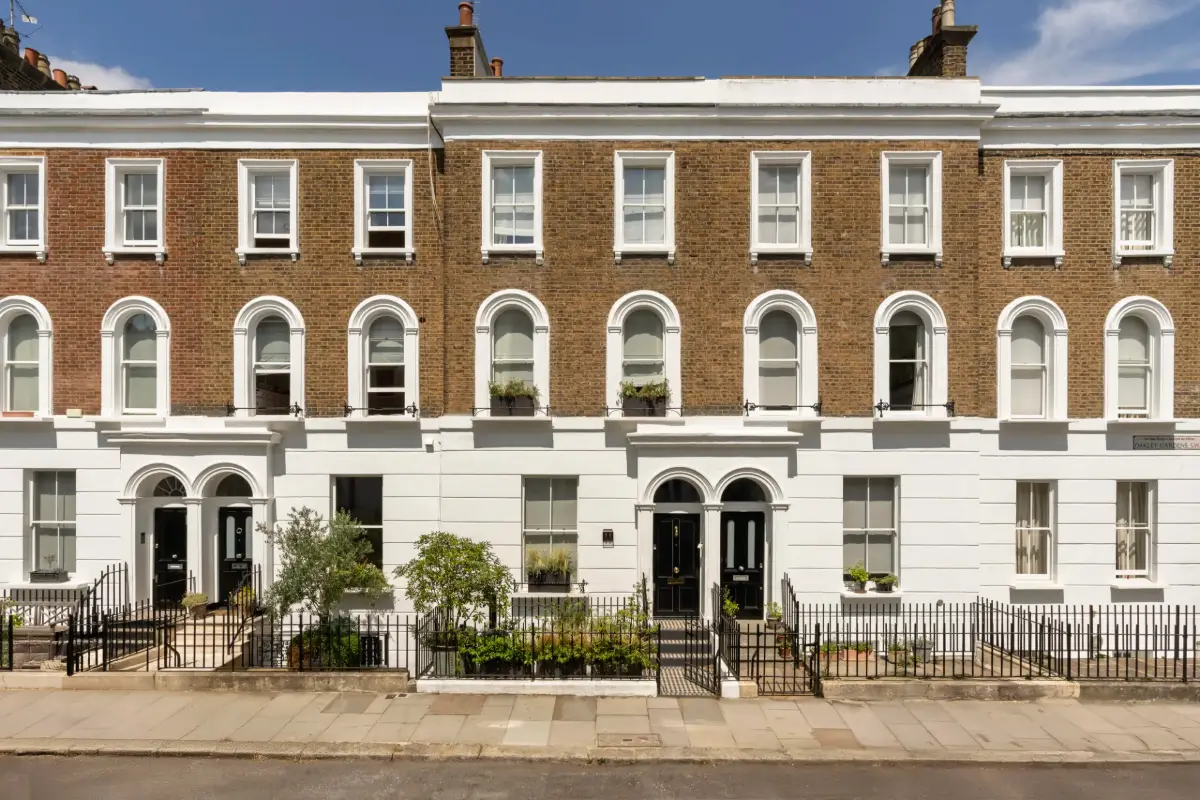 exterior london townhouse Luxurious Interiors in a Victorian Townhouse in Chelsea