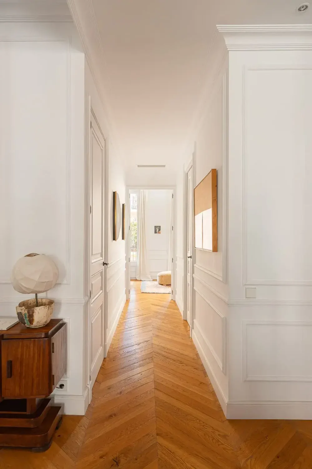 hall chevron floor