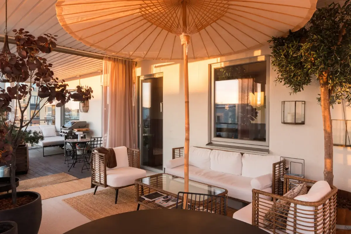 large terrace