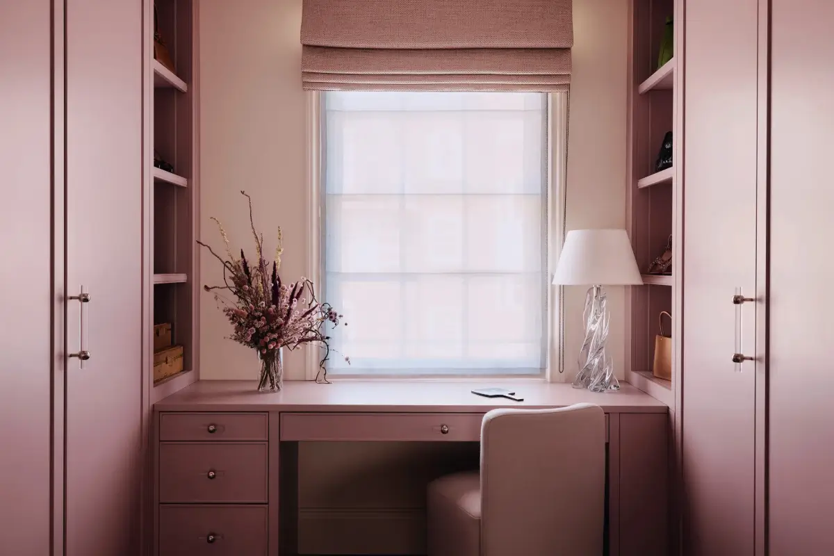 pink dressing room