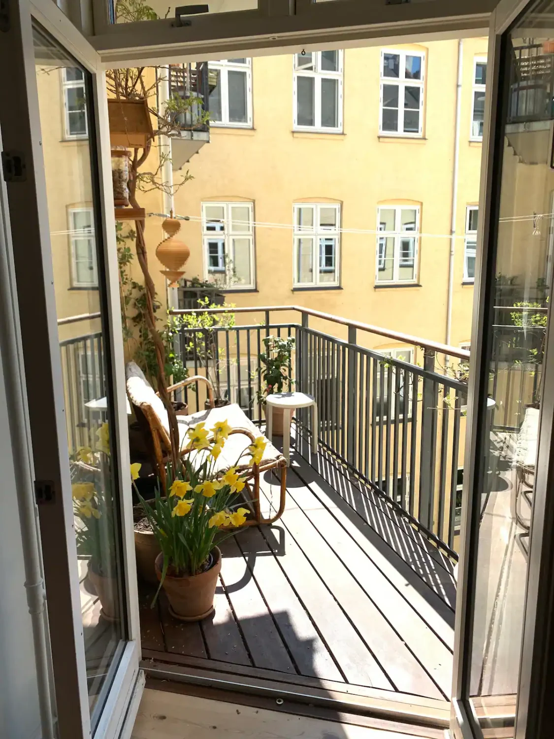 sunny balcony