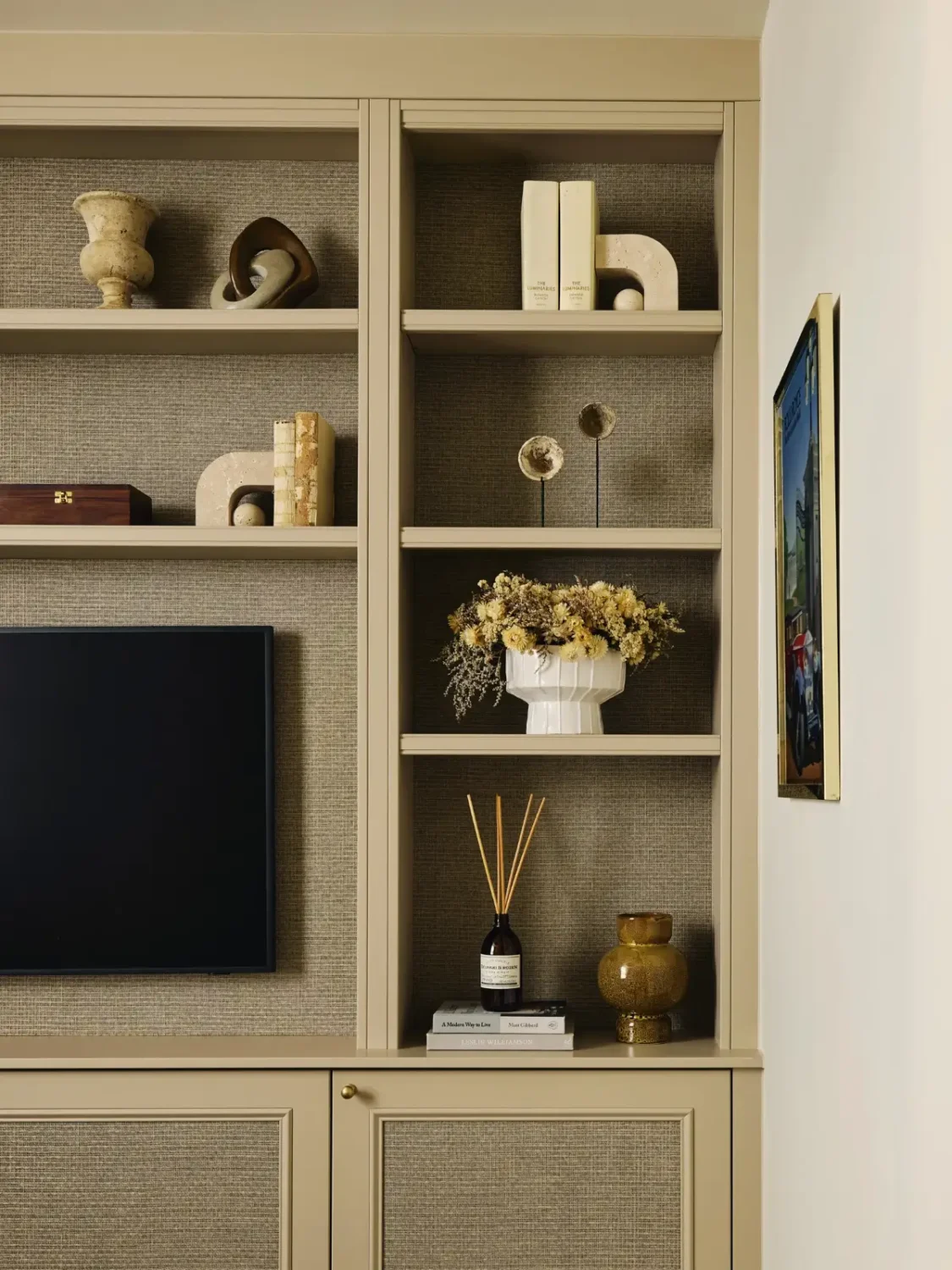 television room bespoke cabinets